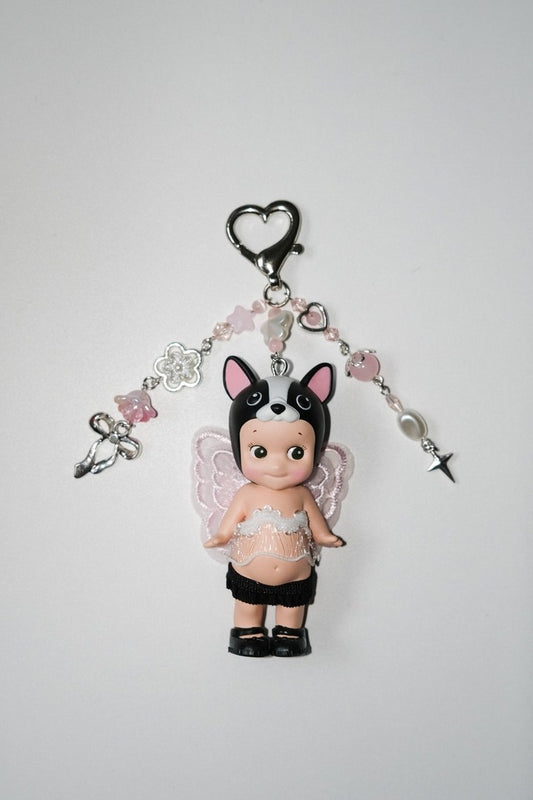 Bulldog Sonny Angel Keychain