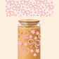 Bows & Blossoms Glass Tumbler