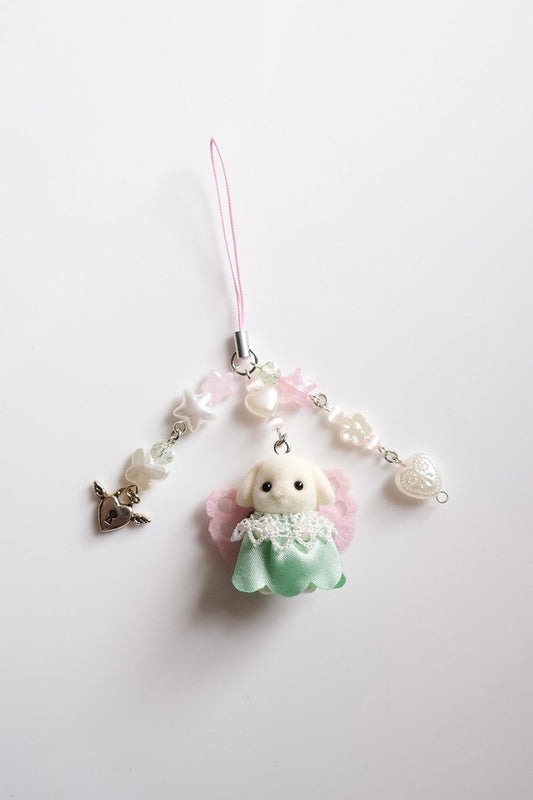 Green Sylvanian Family Keychain