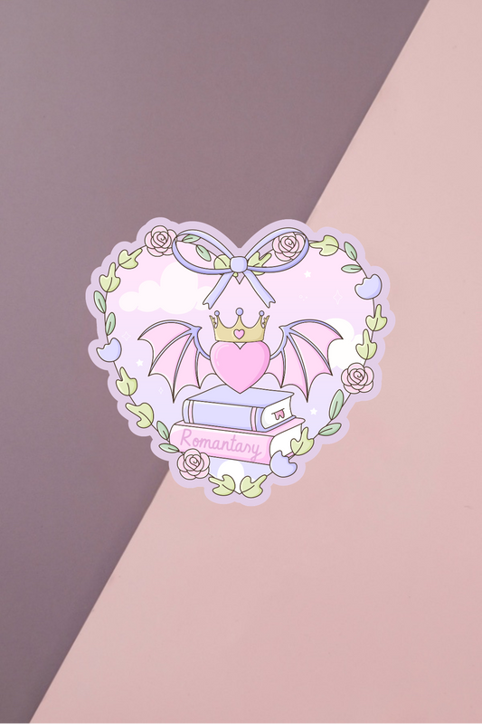 Romantasy Heart Sticker
