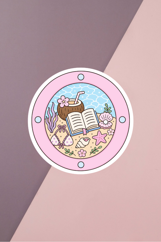 Summer Submarine Window Sticker