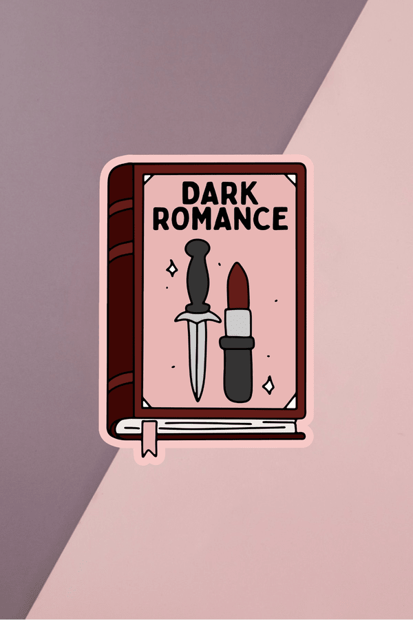 Dark Romance Book Sticker