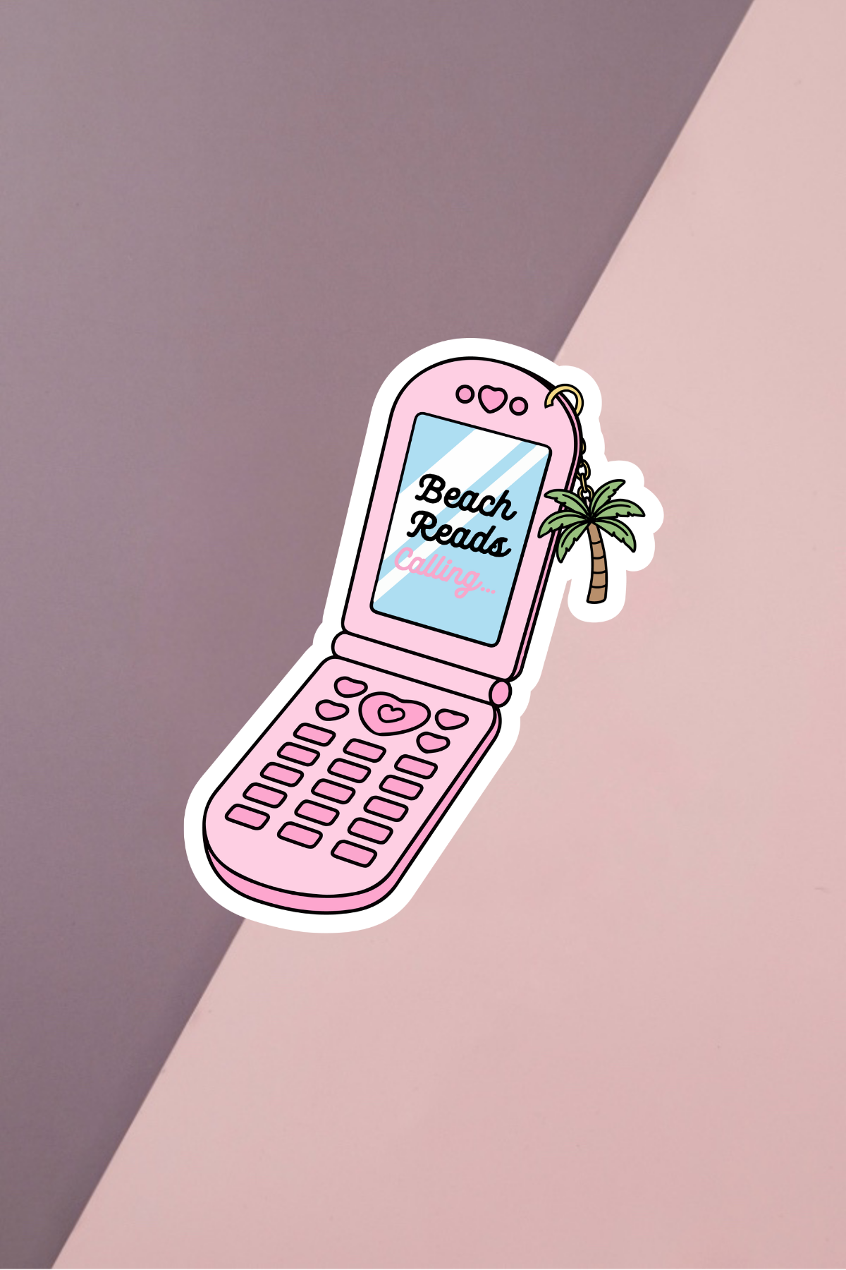 Beach Reads Phone Sticker