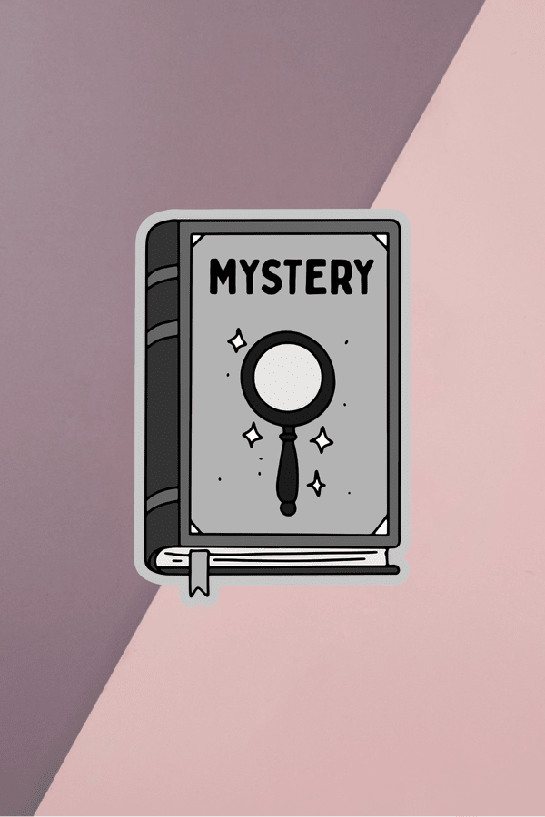Mystery Book Sticker