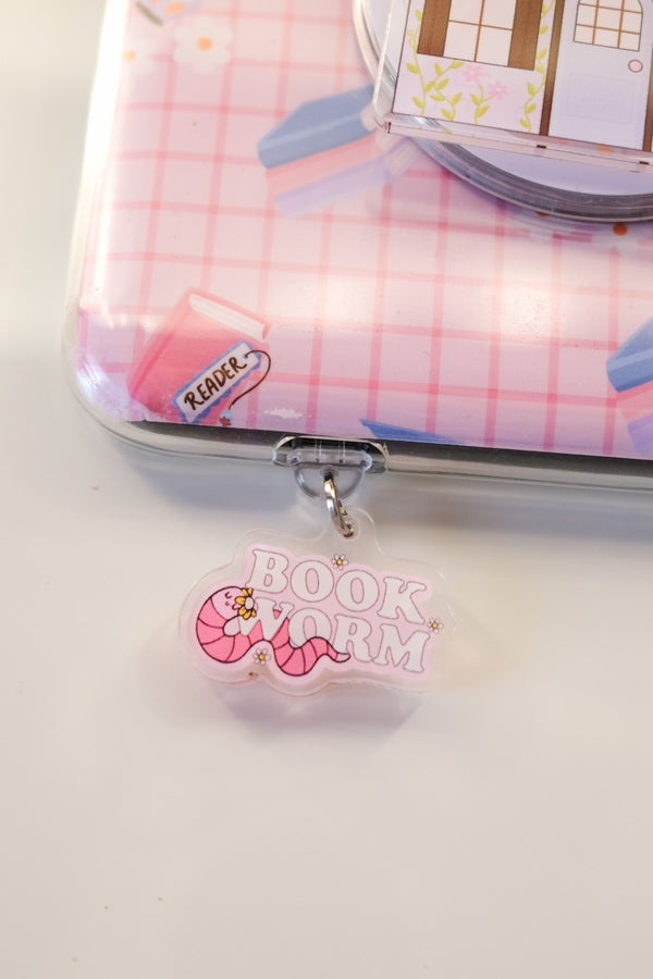 Book Worm Kindle/Kobo Charm