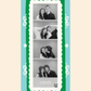 Blue Stripes Magnetic Photostrip Frame