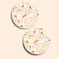 Bow Garden Car Coasters - 2 Pack