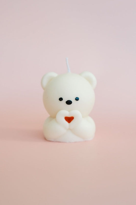 Love Bear Candle - faith&joy