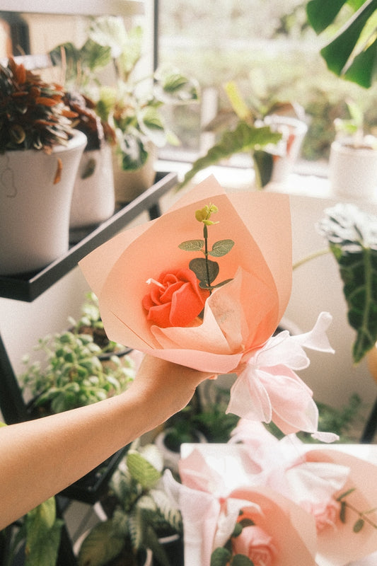 Rose Bouquet Candle - faith&joy