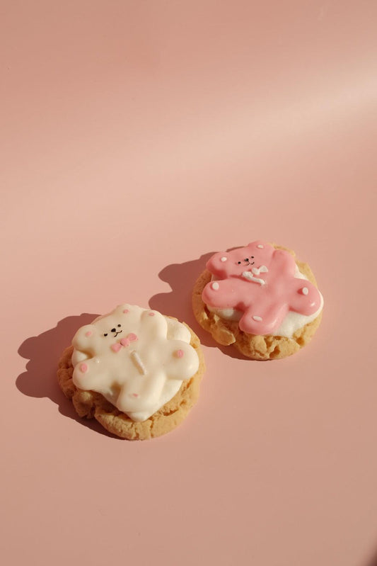 Bear Cookie Candle - faith&joy