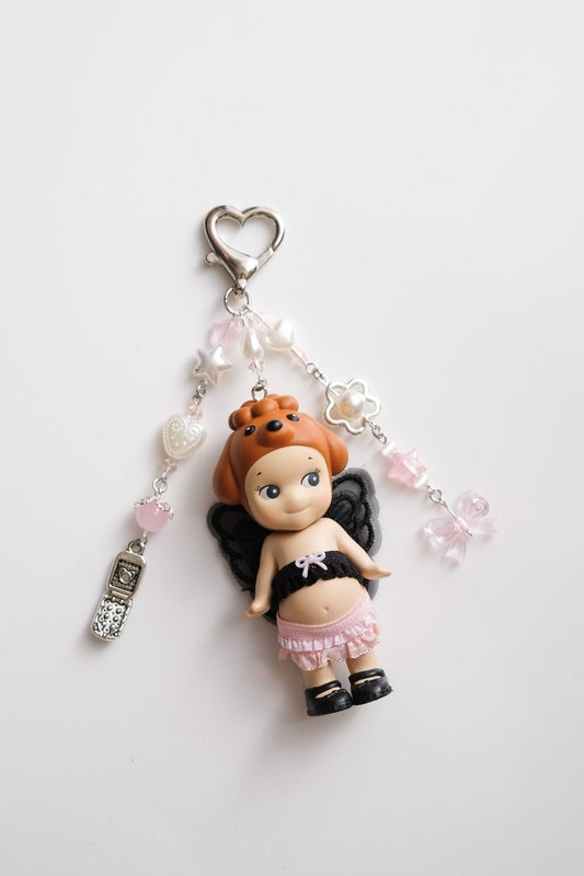 Poodle Sonny Angel Keychain