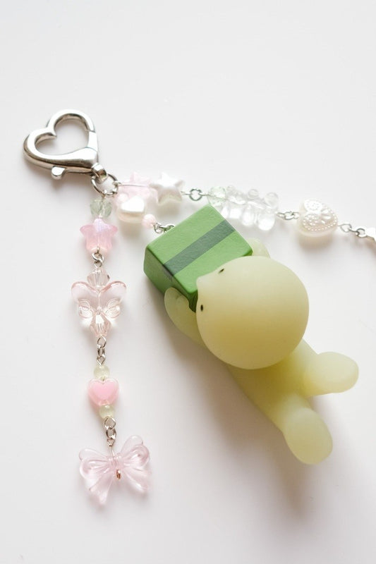 Falling Smiski Keychain