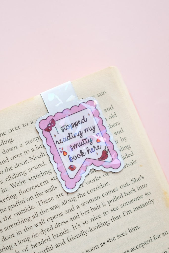 I Stopped Reading Smutty Here Magnetic Bookmark