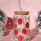 Strawberry Glass Tumbler