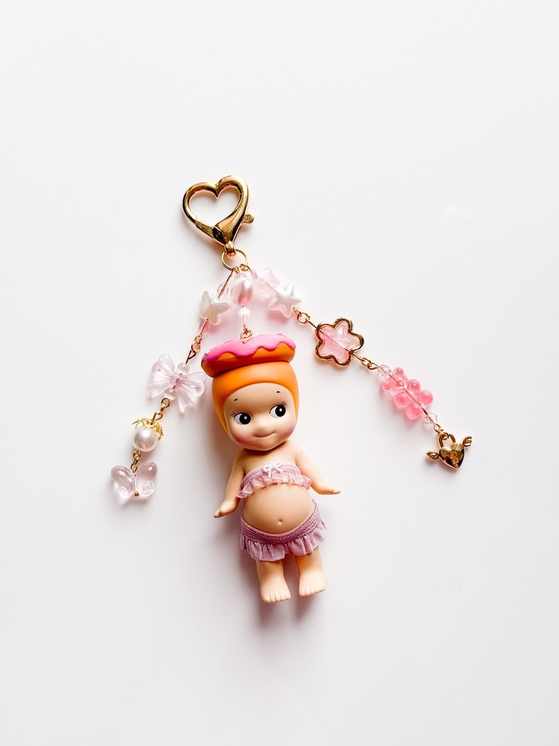 Donut Sonny Angel Keychain
