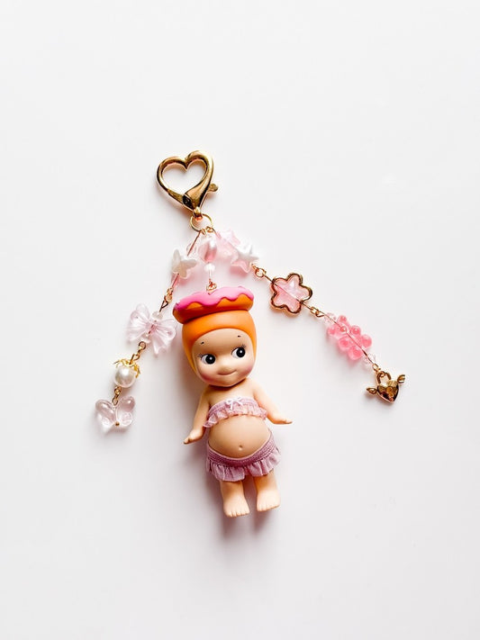 Donut Sonny Angel Keychain