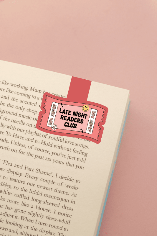 Late Night Readers Club Magnetic Bookmark