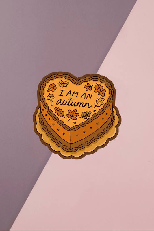 I Am An Autumn Sticker