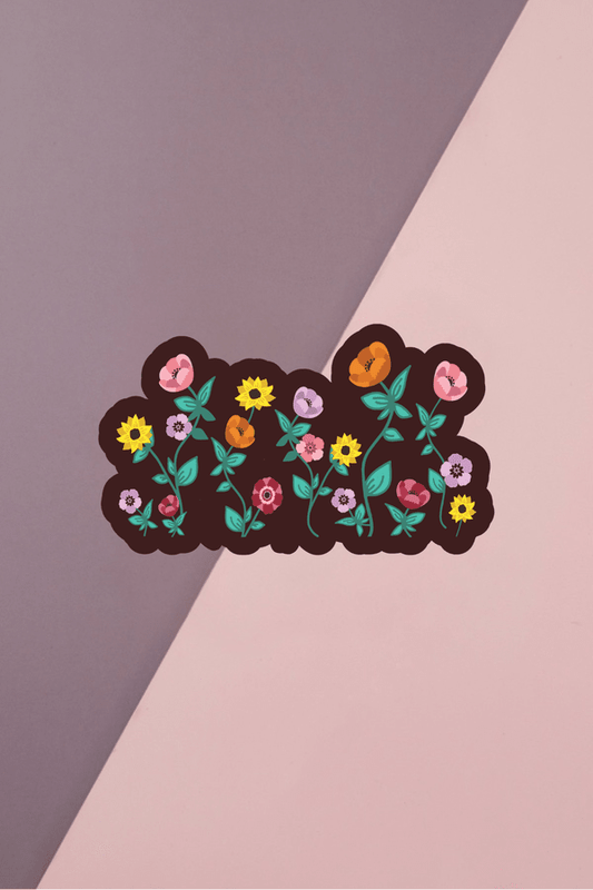 Surprise Song Flowers Sticker