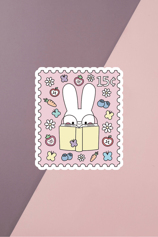 Bunny Stamp Sticker