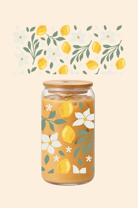 Lemony Glass Tumbler