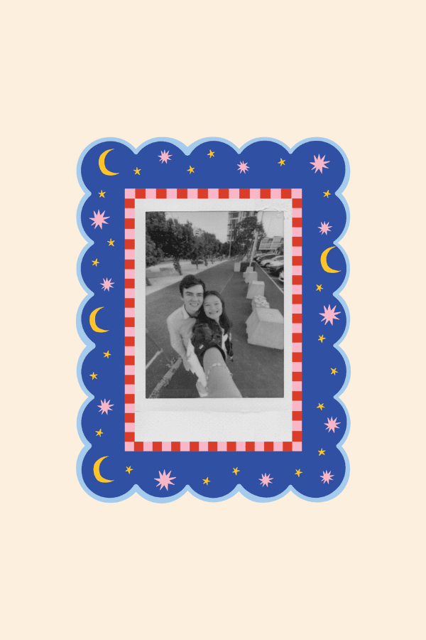 Moon Instax Mini Magnetic Polaroid Frame