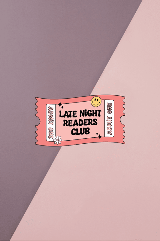 Late Night Readers Club Sticker