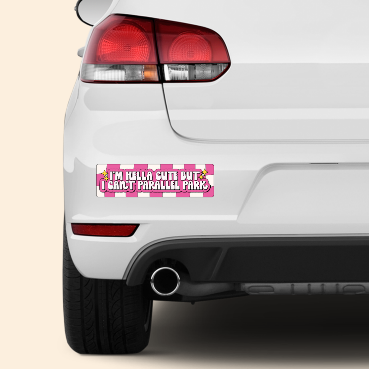 I'm Hella Cute - Car Bumper Sticker