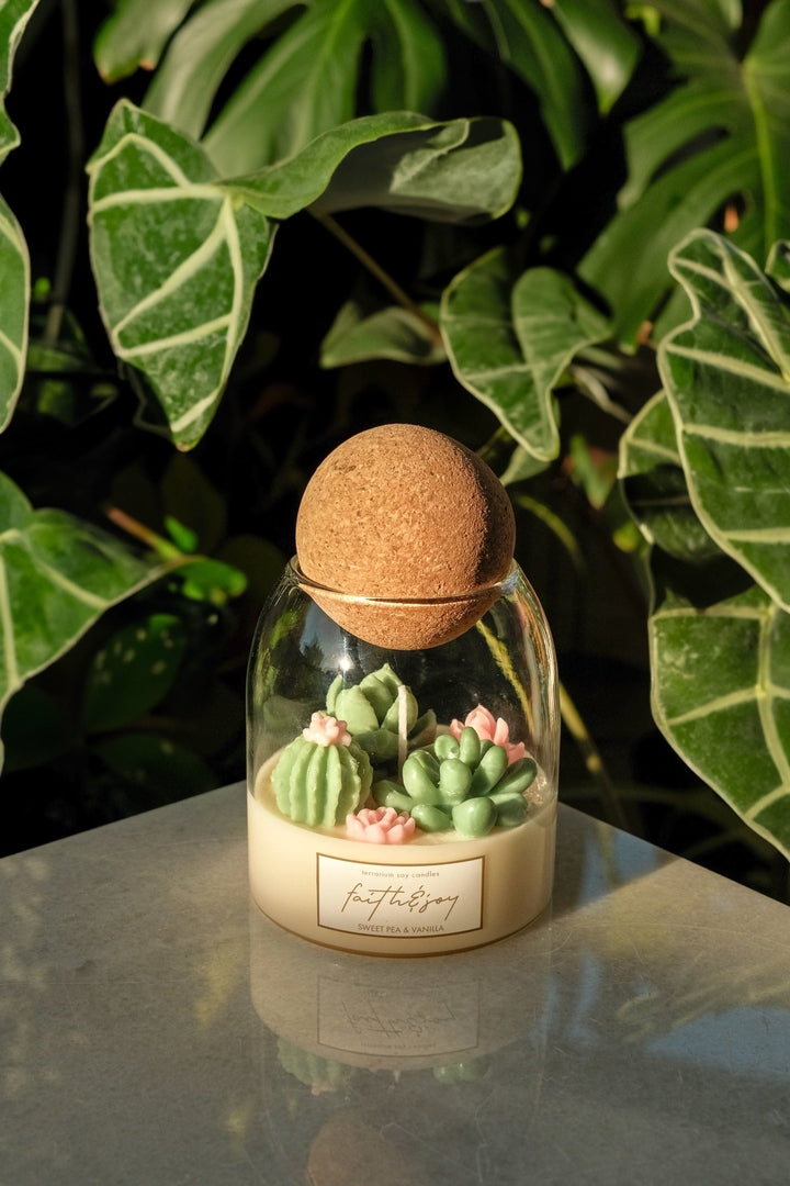 Odelia's Garden - Terrarium Candle - faith&joy