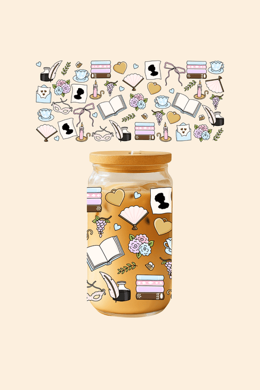 Regency Gentle Reader Glass Tumbler