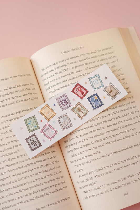 Swiftie Eras Stamps Bookmark