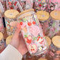 Cherry Bloom Glass Tumbler