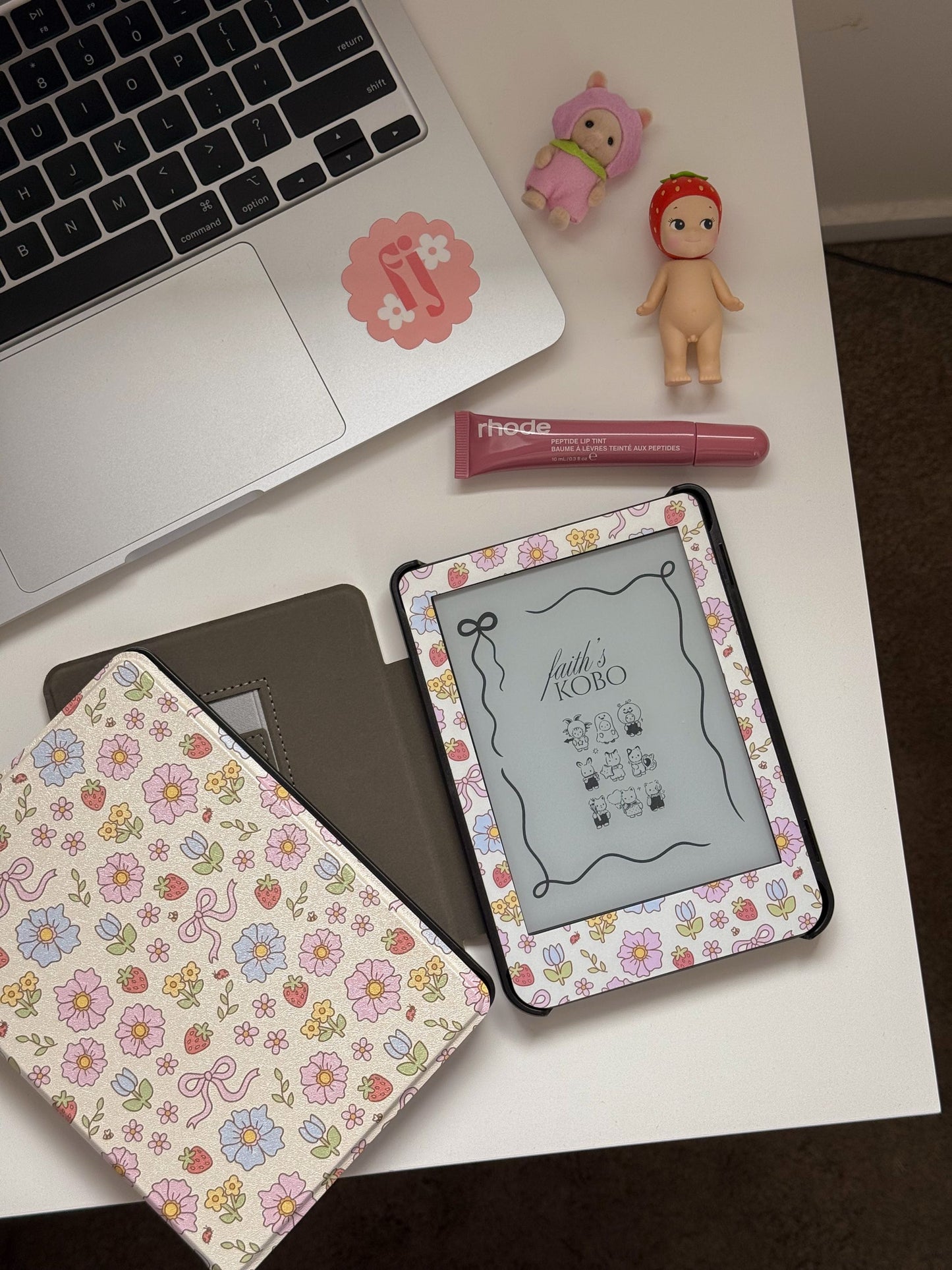 Floral Bows Kindle/Kobo Case