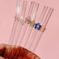 Flower Glass Straw
