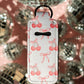 Cherry Bows - Lip Balm Holder Keychain