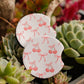 Cherry Bows Car Coasters - 2 Pack