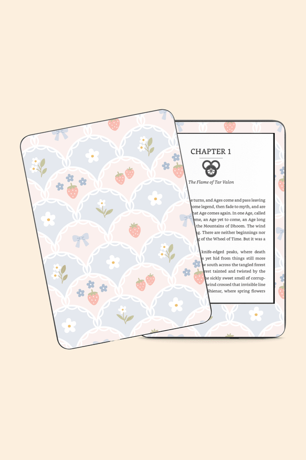 Lacy Strawberry Garden - Kindle/Kobo Skin