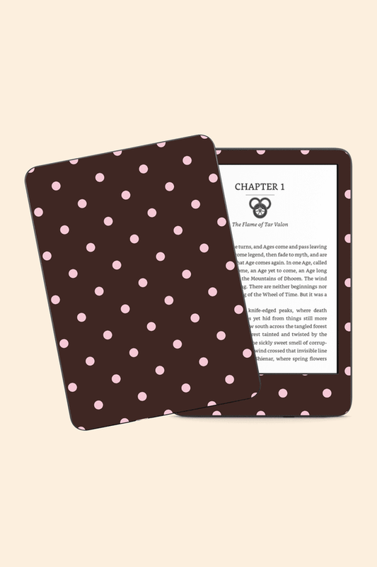 Brown Polka Dots - Kindle/Kobo Skin