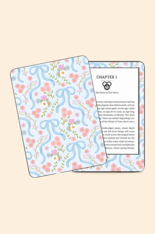 Floral Bows - Kindle/Kobo Skin