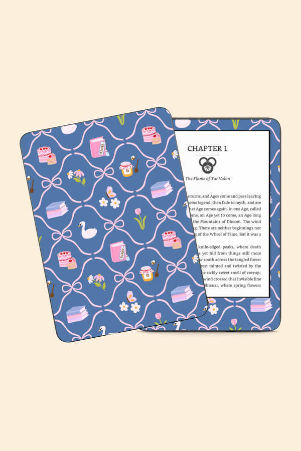 Bookish Blue - Kindle/Kobo Skin
