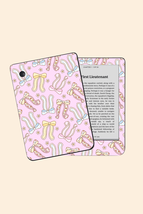 Cottage Bows - Kindle/Kobo Skin