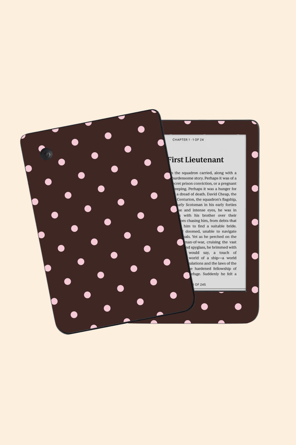 Brown Polka Dots - Kindle/Kobo Skin
