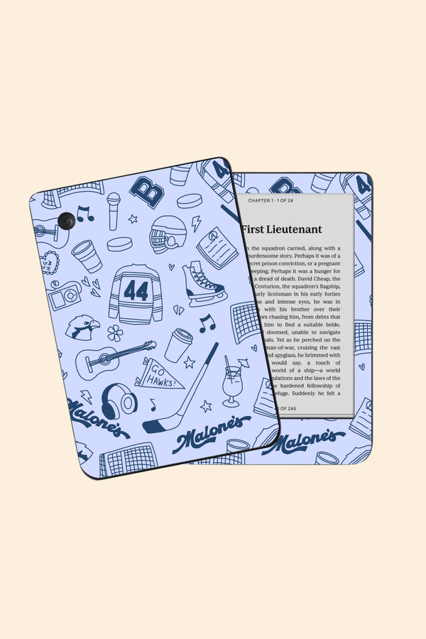 Off Campus Blue Icons - Kindle/Kobo Skin
