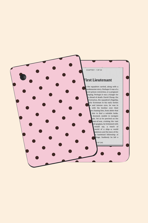 Pink Polka Dots - Kindle/Kobo Skin