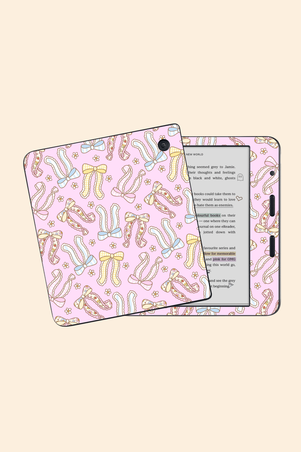 Cottage Bows - Kindle/Kobo Skin
