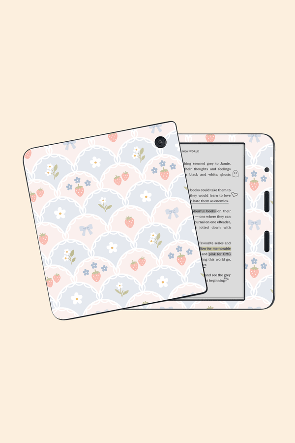 Lacy Strawberry Garden - Kindle/Kobo Skin