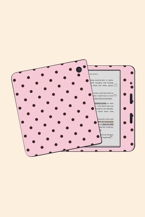 Pink Polka Dots - Kindle/Kobo Skin
