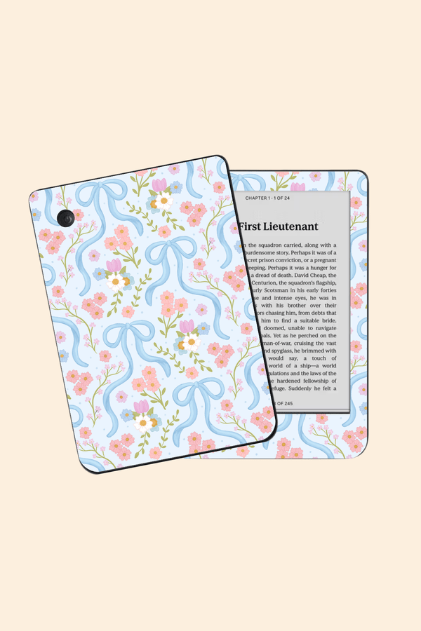 Floral Bows - Kindle/Kobo Skin