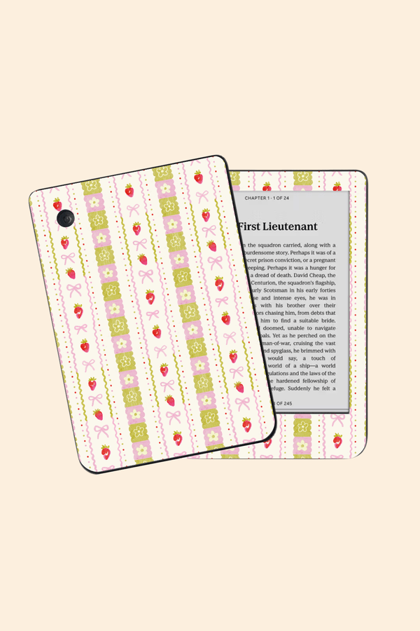 Strawberry Ribbon - Kindle/Kobo Skin