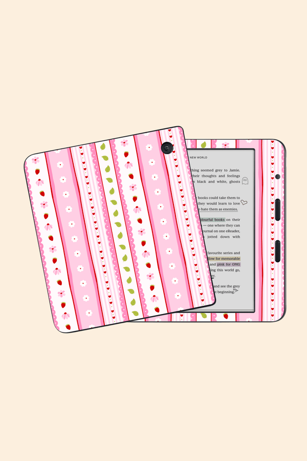 Strawberry Pink - Kindle/Kobo Skin
